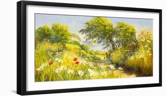 Coastal Pathway-Mary Dipnall-Framed Giclee Print