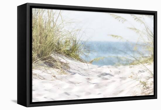 Coastal Photograpy Textured-Melody Hogan-Framed Stretched Canvas