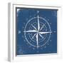 Coastal Pop Compass-Jace Grey-Framed Art Print