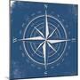 Coastal Pop Compass-Jace Grey-Mounted Art Print