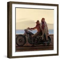 Coastal Ride-Brent Lynch-Framed Art Print