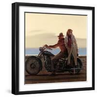 Coastal Ride-Brent Lynch-Framed Art Print