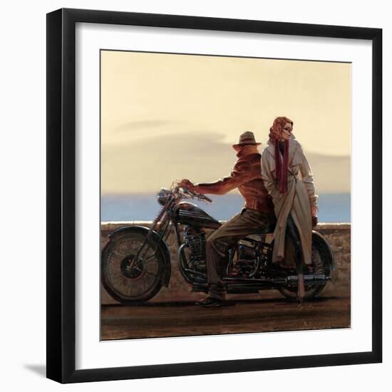 Coastal Ride-Brent Lynch-Framed Art Print