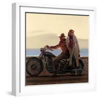 Coastal Ride-Brent Lynch-Framed Art Print