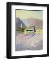 Coastal Rider-Timothy Easton-Framed Premium Giclee Print