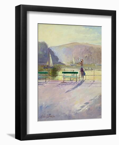 Coastal Rider-Timothy Easton-Framed Premium Giclee Print