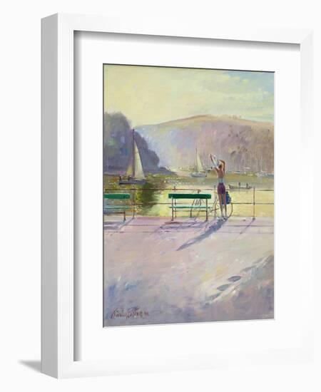 Coastal Rider-Timothy Easton-Framed Giclee Print