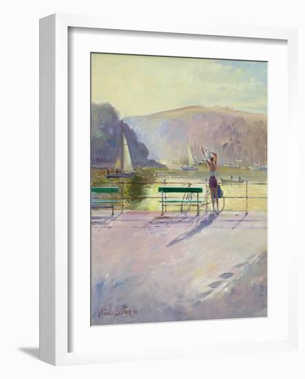 Coastal Rider-Timothy Easton-Framed Giclee Print