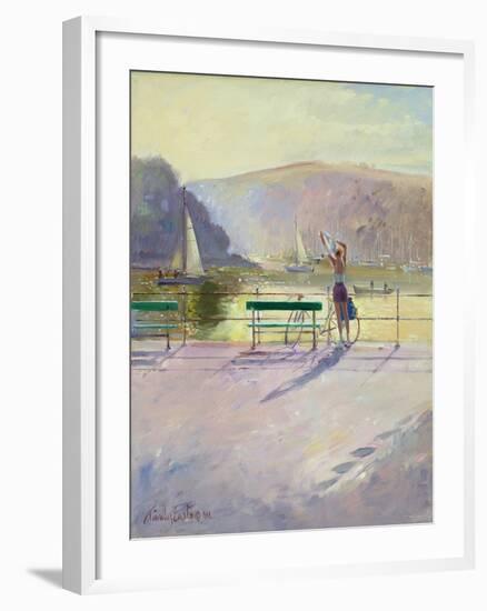 Coastal Rider-Timothy Easton-Framed Giclee Print