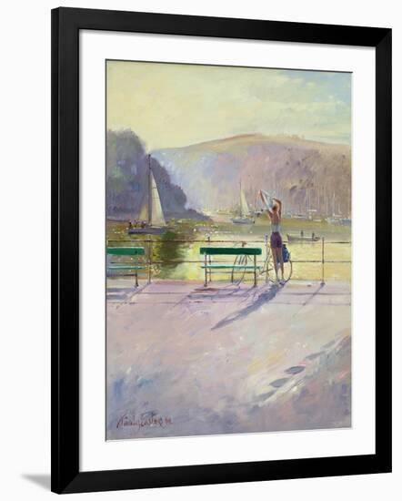 Coastal Rider-Timothy Easton-Framed Giclee Print