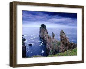 Coastal Rock Outcrops at Dun Balair, Tory Island, Ireland-Gareth McCormack-Framed Premium Photographic Print