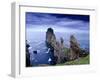 Coastal Rock Outcrops at Dun Balair, Tory Island, Ireland-Gareth McCormack-Framed Premium Photographic Print