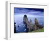 Coastal Rock Outcrops at Dun Balair, Tory Island, Ireland-Gareth McCormack-Framed Photographic Print