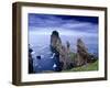 Coastal Rock Outcrops at Dun Balair, Tory Island, Ireland-Gareth McCormack-Framed Photographic Print