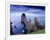 Coastal Rock Outcrops at Dun Balair, Tory Island, Ireland-Gareth McCormack-Framed Photographic Print