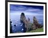 Coastal Rock Outcrops at Dun Balair, Tory Island, Ireland-Gareth McCormack-Framed Photographic Print