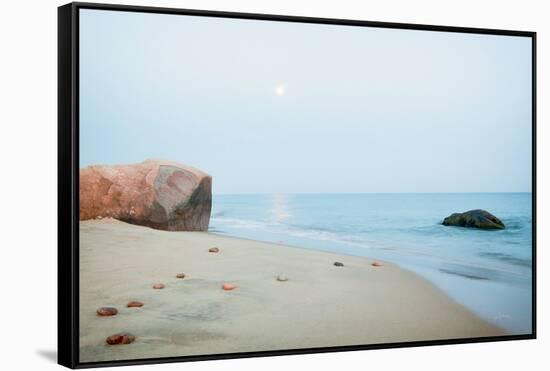 Coastal Rocks-Aledanda-Framed Stretched Canvas