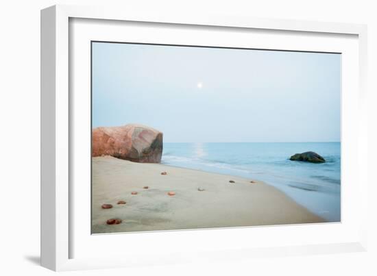 Coastal Rocks-Aledanda-Framed Premium Giclee Print