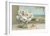 Coastal Roses v.2-Danhui Nai-Framed Art Print