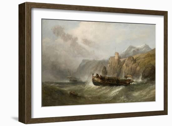 Coastal Scene, 1862-Clarkson R.A. Stanfield-Framed Giclee Print