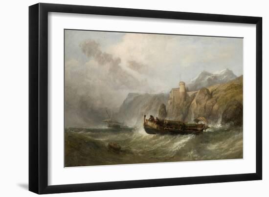 Coastal Scene, 1862-Clarkson R.A. Stanfield-Framed Giclee Print