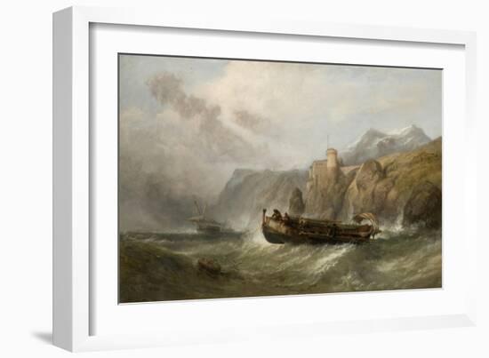 Coastal Scene, 1862-Clarkson R.A. Stanfield-Framed Giclee Print