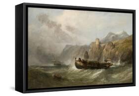 Coastal Scene, 1862-Clarkson R.A. Stanfield-Framed Stretched Canvas