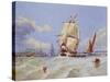 Coastal Scene, 1894-Edward Gentle-Stretched Canvas