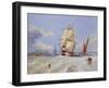 Coastal Scene, 1894-Edward Gentle-Framed Giclee Print