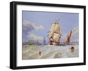 Coastal Scene, 1894-Edward Gentle-Framed Giclee Print