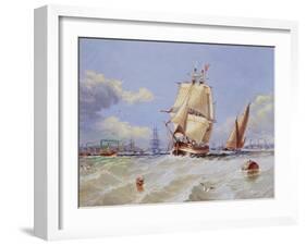 Coastal Scene, 1894-Edward Gentle-Framed Giclee Print