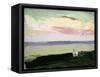 Coastal Scene at Sunset-Robert Henri-Framed Stretched Canvas