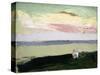 Coastal Scene at Sunset-Robert Henri-Stretched Canvas