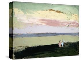 Coastal Scene at Sunset-Robert Henri-Stretched Canvas