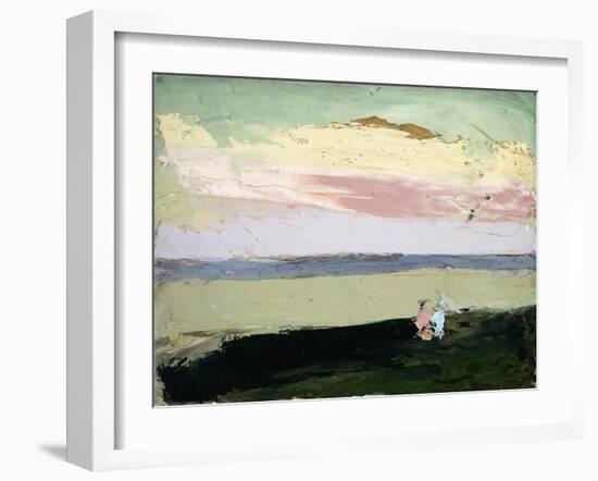 Coastal Scene at Sunset-Robert Henri-Framed Giclee Print