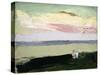 Coastal Scene at Sunset-Robert Henri-Stretched Canvas