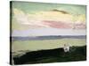 Coastal Scene at Sunset-Robert Henri-Stretched Canvas