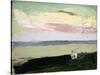 Coastal Scene at Sunset-Robert Henri-Stretched Canvas