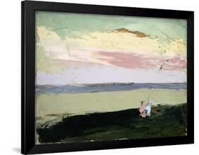 Coastal Scene at Sunset-Robert Henri-Framed Giclee Print