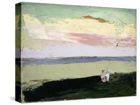Coastal Scene at Sunset-Robert Henri-Stretched Canvas