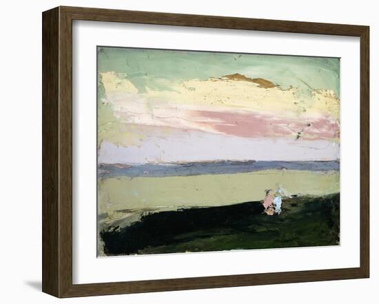 Coastal Scene at Sunset-Robert Henri-Framed Giclee Print