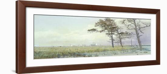 Coastal Scene, Atlantic City, New Jersey, 1854-William Trost Richards-Framed Giclee Print