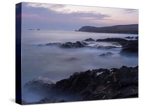 Coastal scene from Boobys Bay, Cornwall, England, United Kingdom, Europe-Jon Gibbs-Stretched Canvas