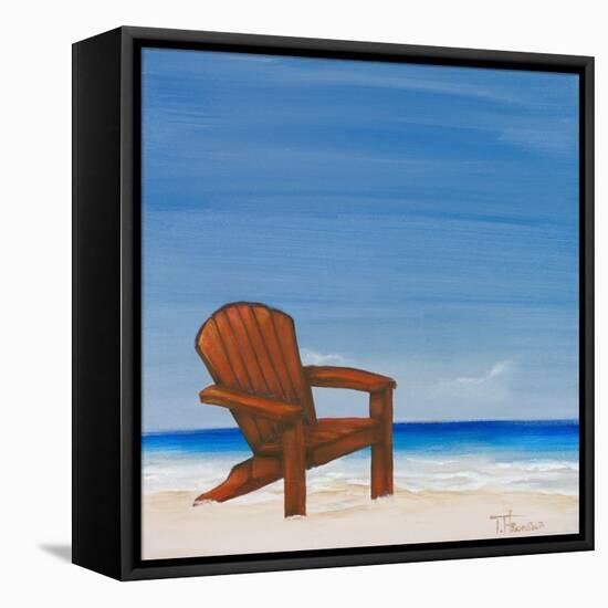 Coastal Scene III-Tiffany Hakimipour-Framed Stretched Canvas