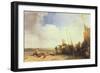 Coastal Scene in Picardy, C.1826-Richard Parkes Bonington-Framed Giclee Print