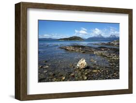 Coastal scene in the Tierra del Fuego National Park, Tierra del Fuego, Argentina, South America-David Pickford-Framed Photographic Print