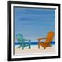 Coastal Scene IV-Tiffany Hakimipour-Framed Art Print