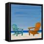 Coastal Scene IV-Tiffany Hakimipour-Framed Stretched Canvas