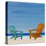 Coastal Scene IV-Tiffany Hakimipour-Stretched Canvas