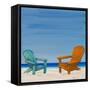 Coastal Scene IV-Tiffany Hakimipour-Framed Stretched Canvas